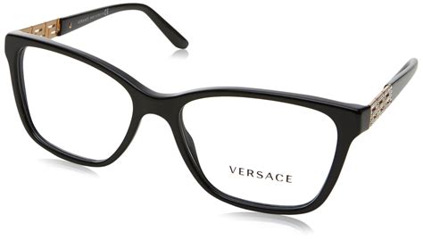 women versace black tortoise half rimless frame|Amazon.com: Versace Tortoise Eyeglass Frames.